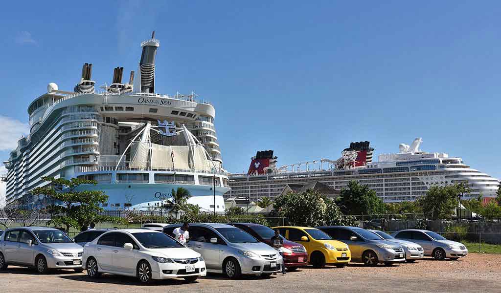 Falmouth cruise ship port